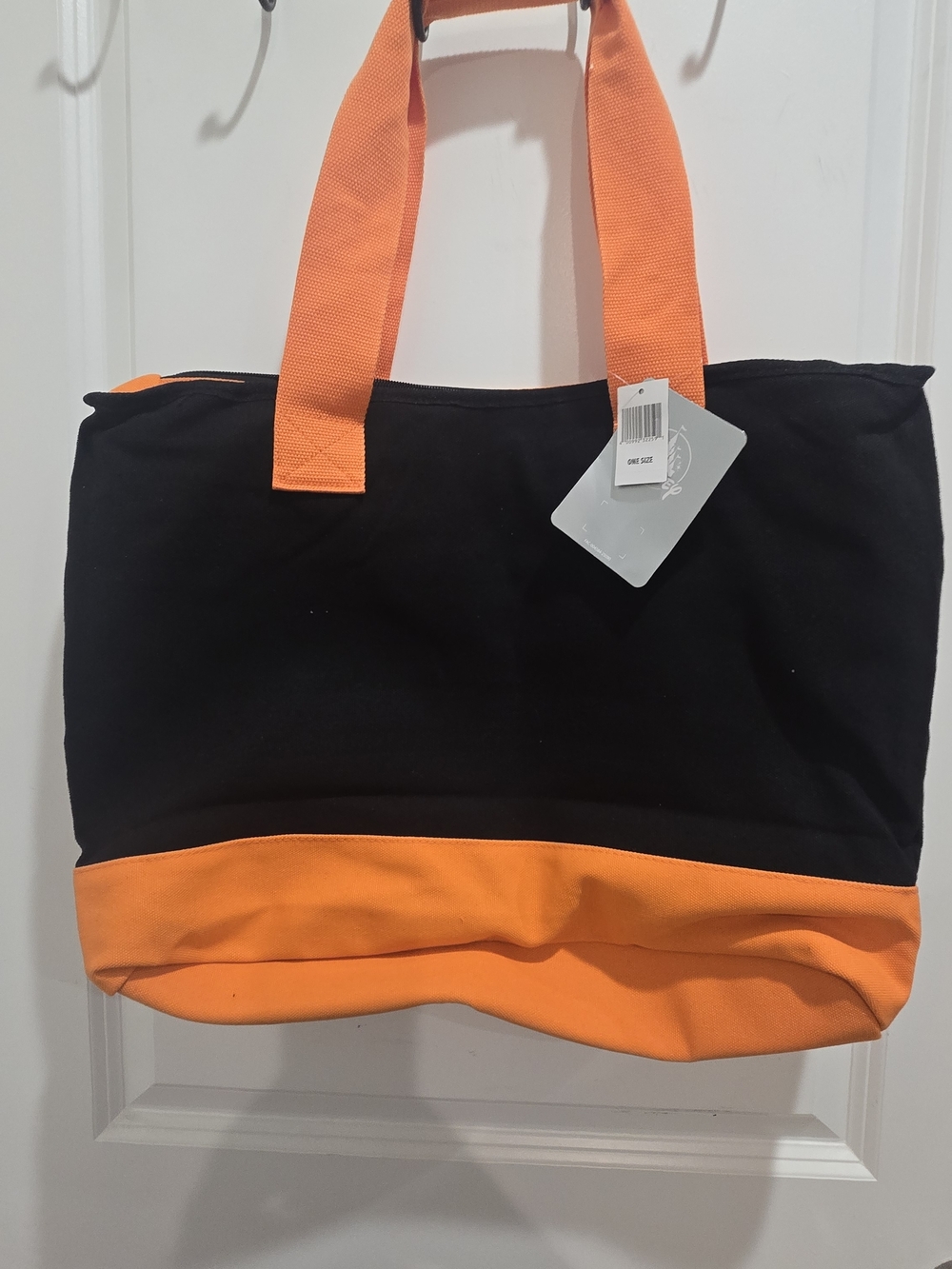 Disneyland Resort Halloween Tote Bag in Black and Orange - Picture 2 of 2